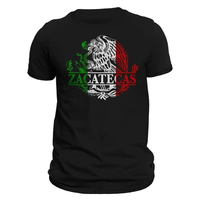 Zacatecas Mexico Eagle Emblem Mexican T-Shirts