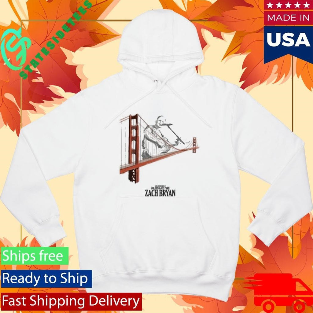 Zach Bryan Golden Gate Park Bridge Shirt Unisex , , , Long Sleeve Tee