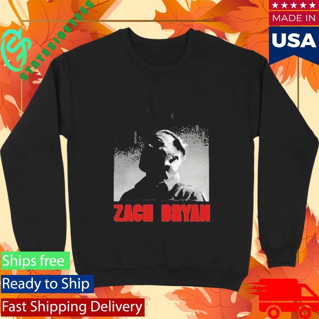 Zach Bryan Photo Dateback Shirt Unisex , , , Long Sleeve Tee