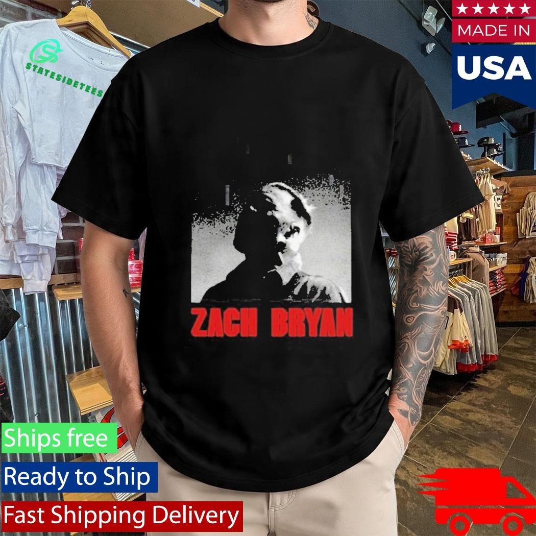 Zach Bryan Photo Dateback Shirt Unisex , , , Long Sleeve Tee