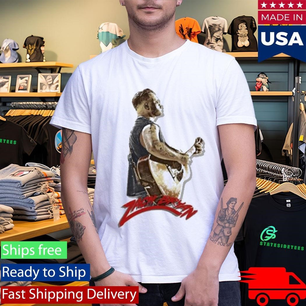 Zach Bryan Silhouette Shirt Unisex , , , Long Sleeve Tee