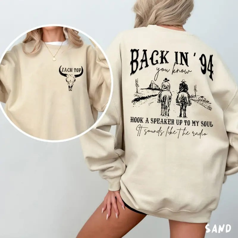 Zack Top Back '94 Zack Top Colo Beer & Country Music Tour 2025 Zack Top Music Fans T-Shirts