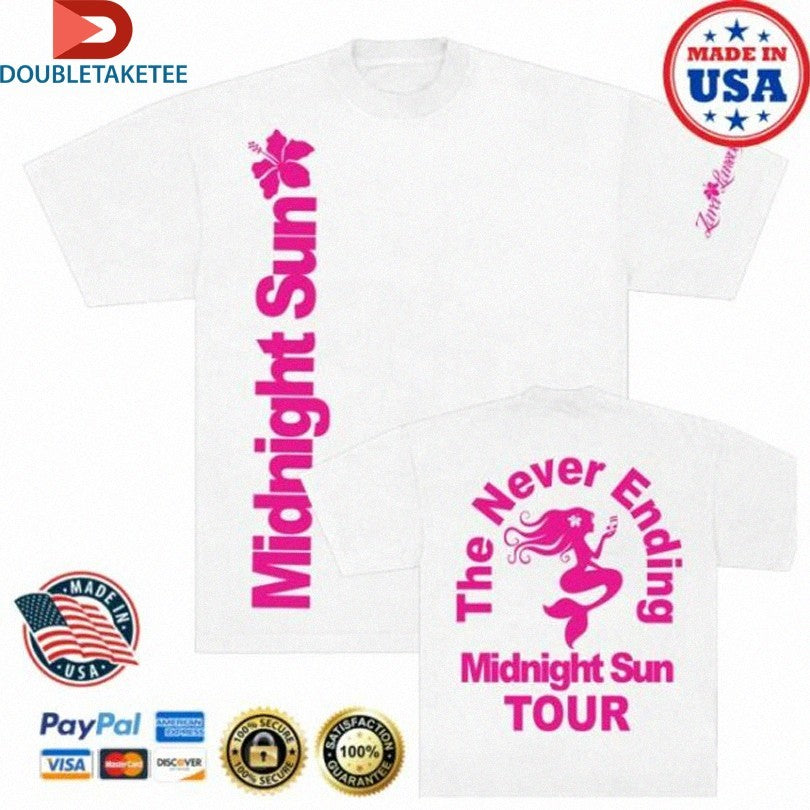 Zara Larsson The Midnight Sun Never Ending Tour 2026 Mermaid Unisex , , , Long Sleeve Tee