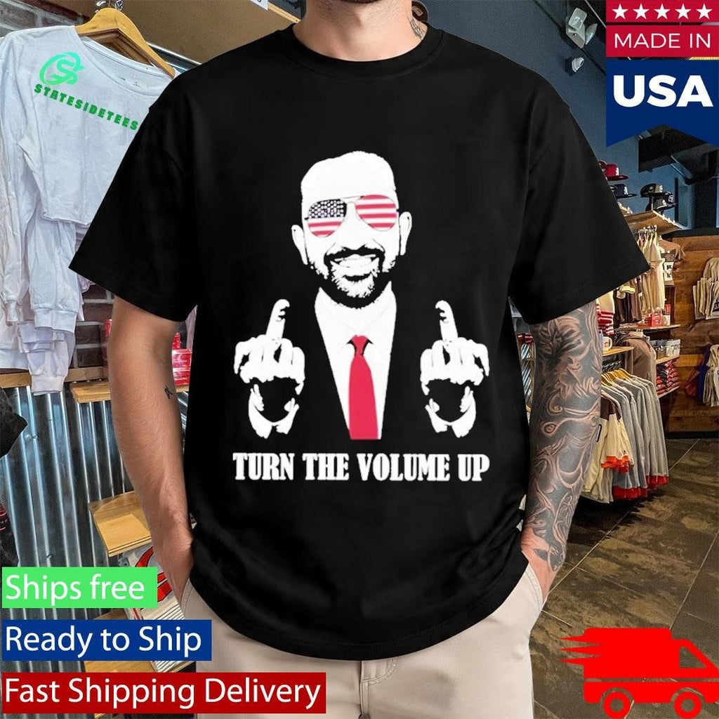 Zohran Mamdani Tell Donald Trump Turn The Volume Up Political Shirt Unisex , , , Long Sleeve Tee