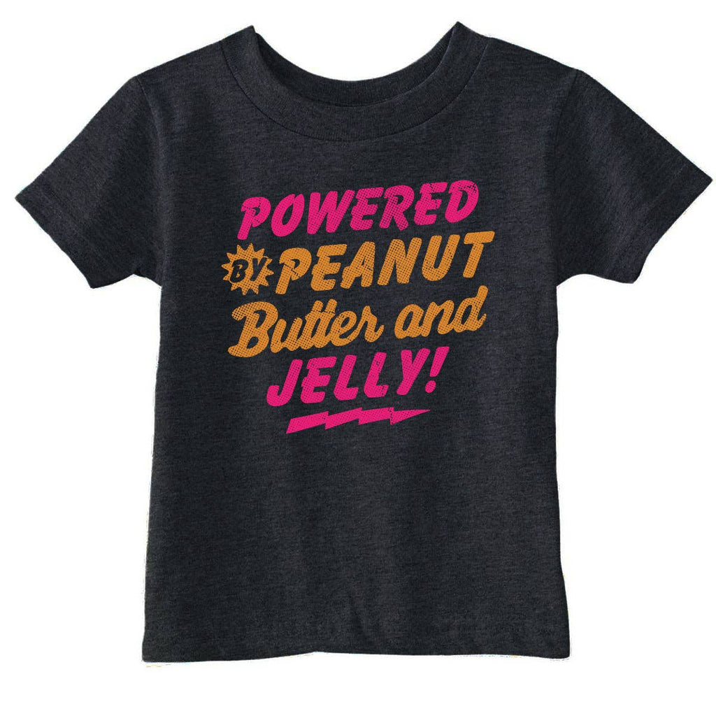 Powered By Peanut Butter and Jelly Toddler T Shirt