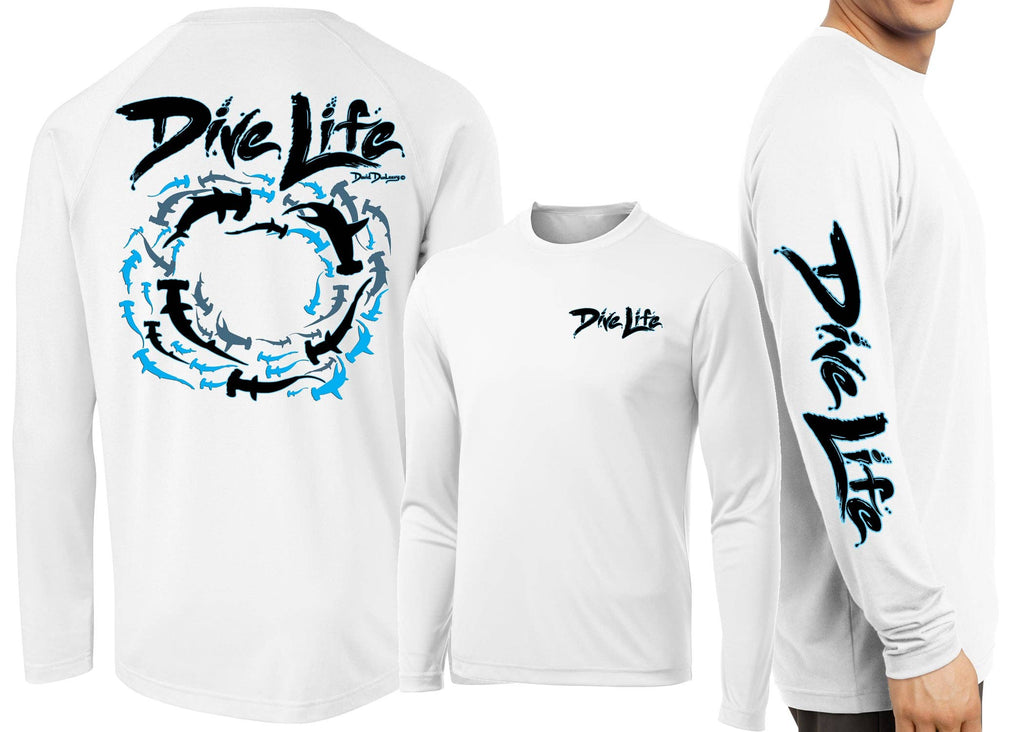 Men’S Performance Dive Life Hammerheads Long Sleeve