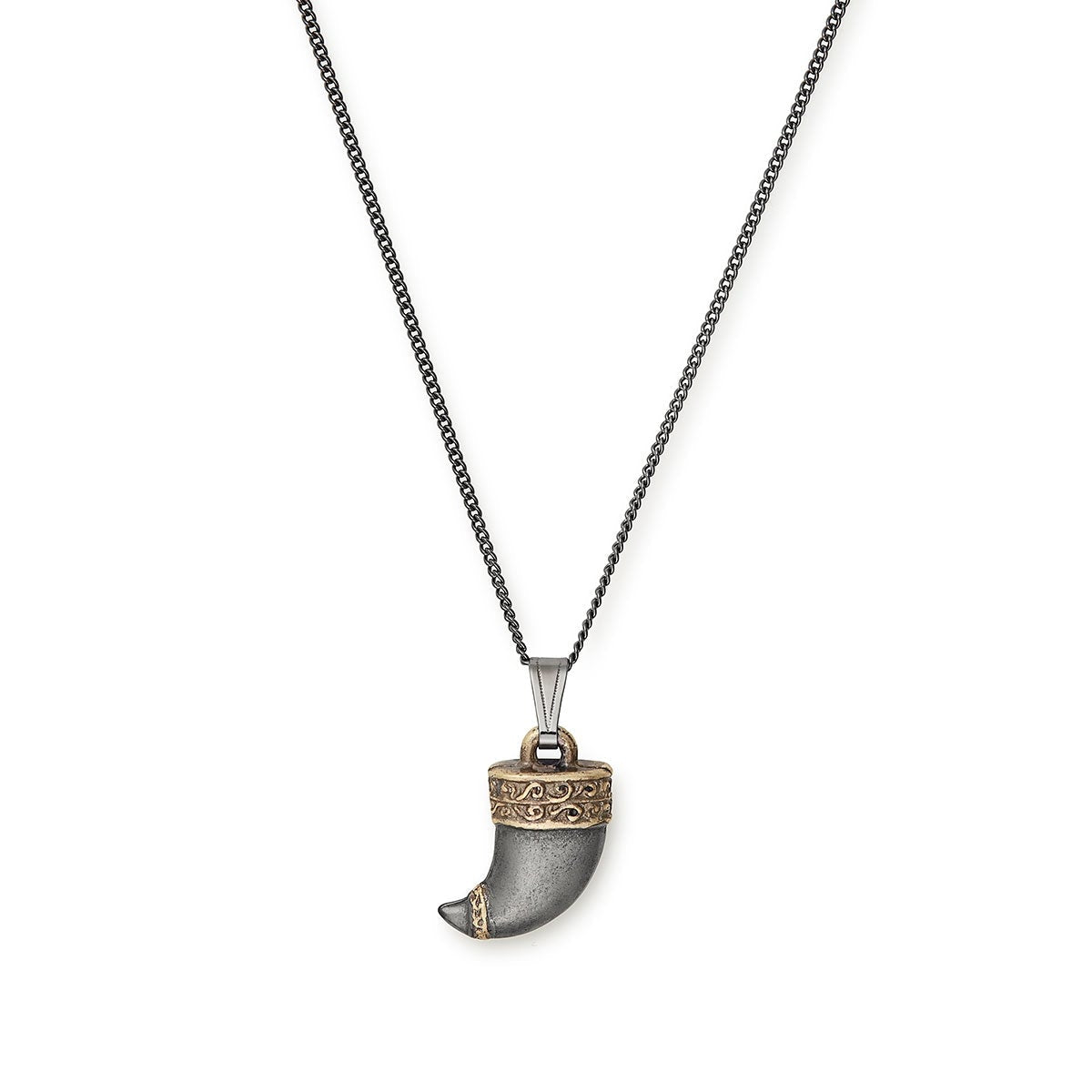 Tiger'S Claw Necklace Two Tone T-Shirts
