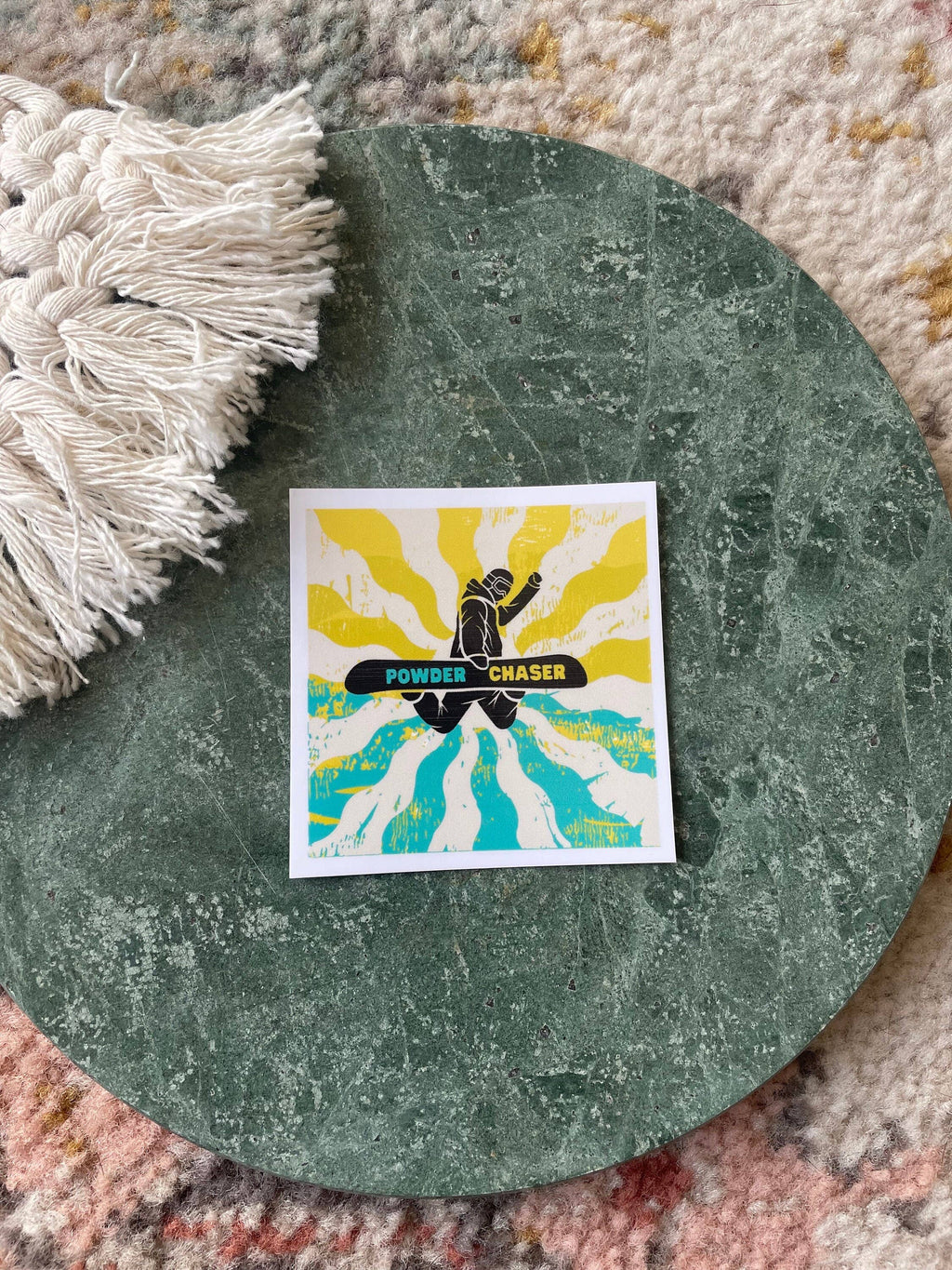 Snowboarder Die-Cut Sticker