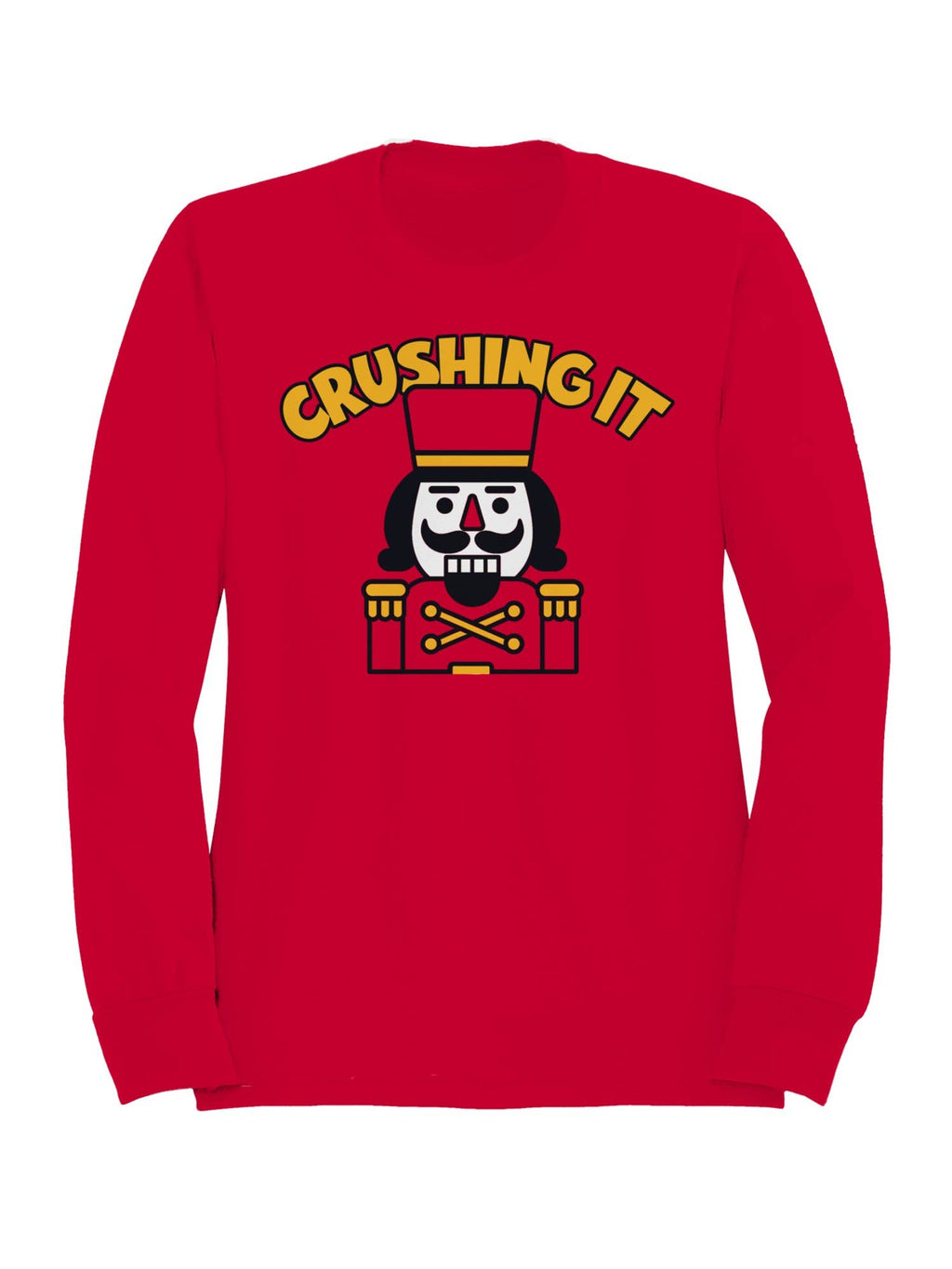 Nutcracker Crushing It Design Men's Sweatshirt
