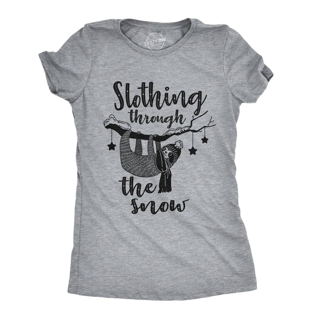 Slothing Through the Snow Women's T Shirt