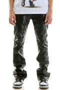 Basic Pu Flare Pants