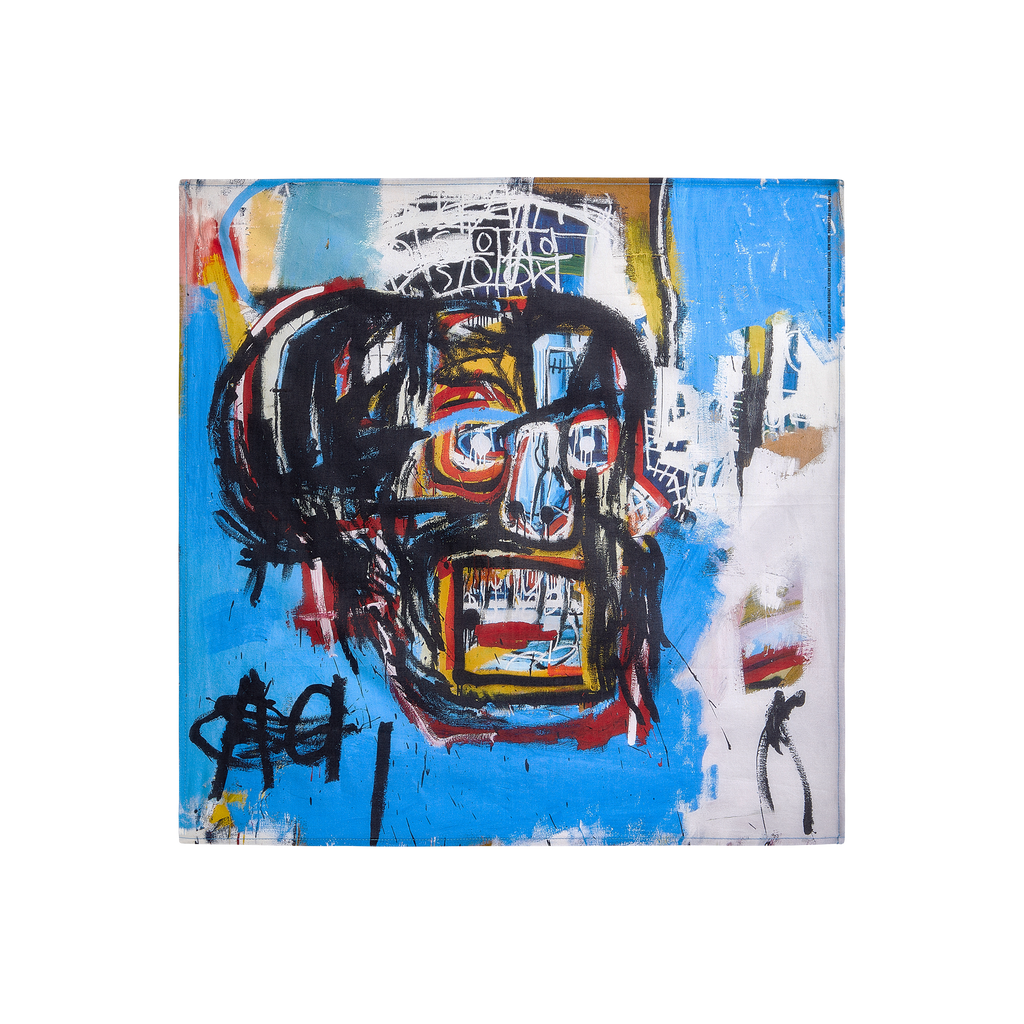 Basquiat “Untitled, 1982 (Skull)” Bandana