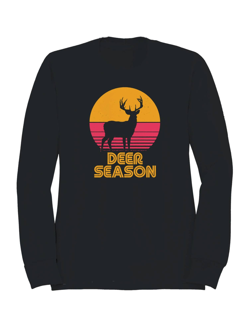 Vintage Deer Season Sunset Art Men's Sweatshirt