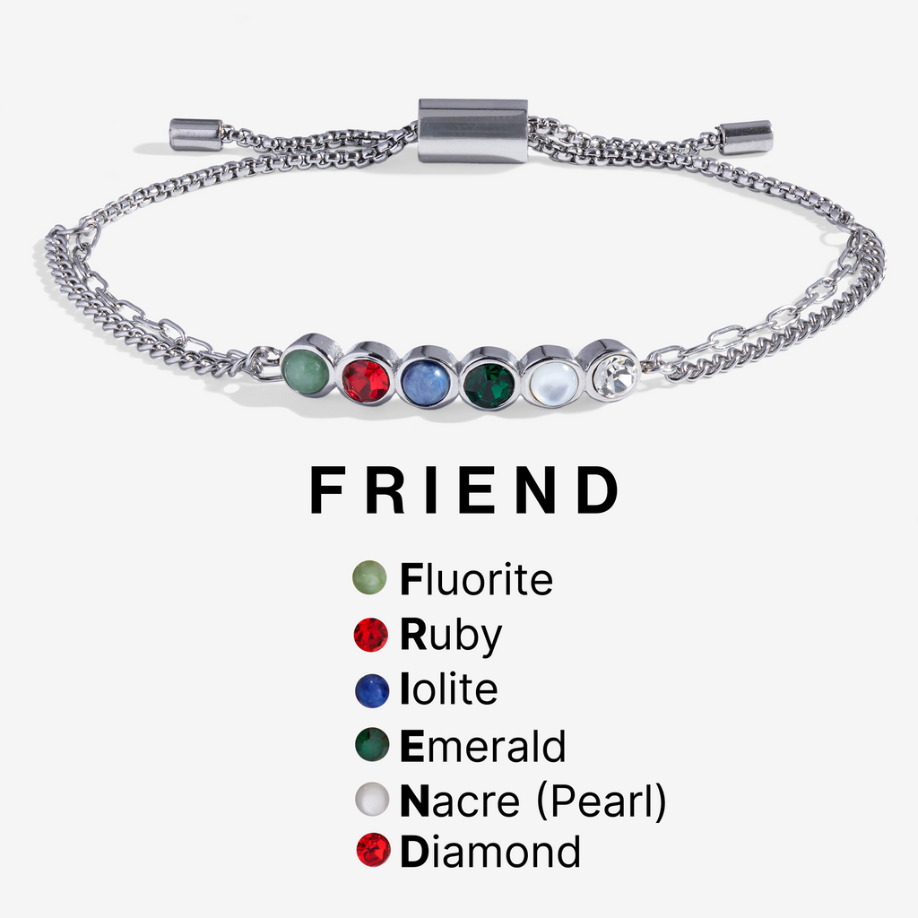 Friend Hidden Message Acrostic Bolo Bracelet T-Shirts