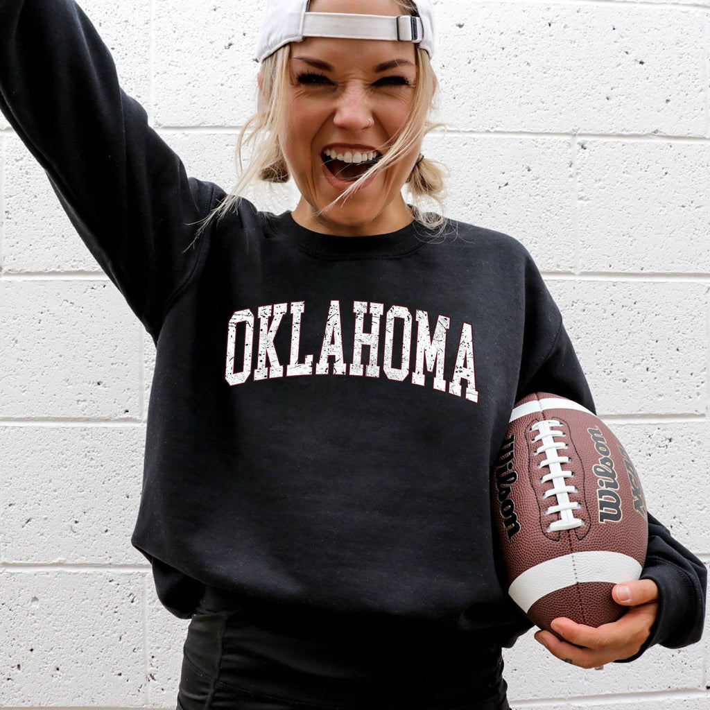 Oklahoma, Football, Sports, Game Day, State Sweatshirt