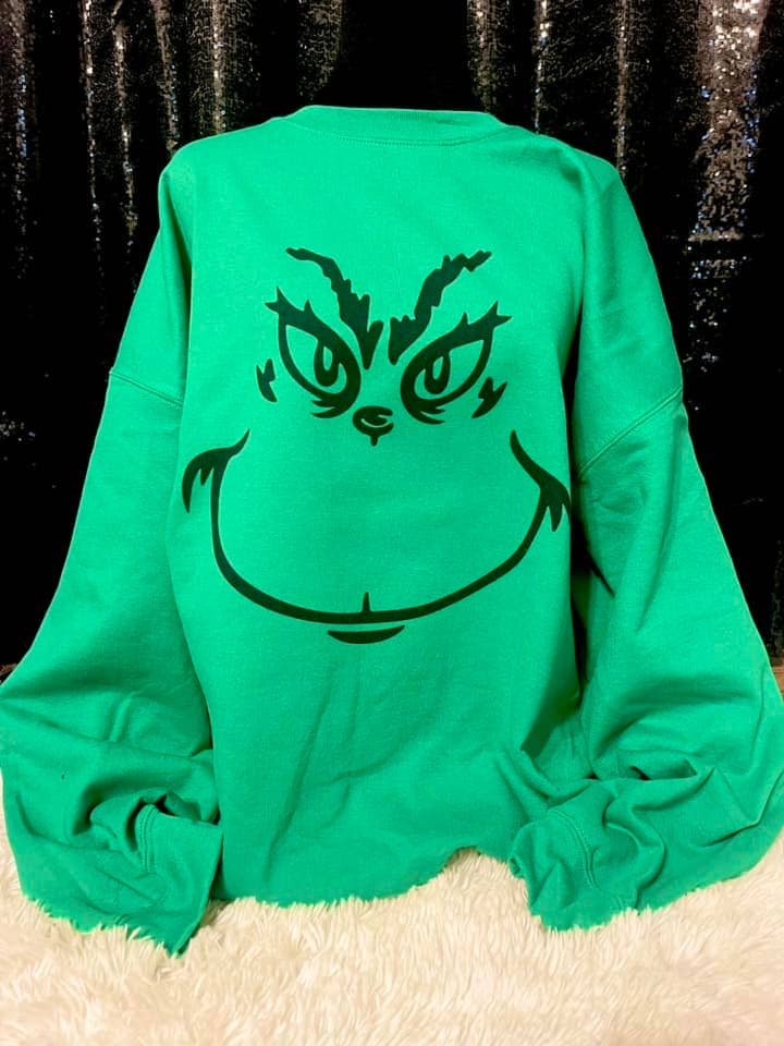Green Guy Christmas Sweatshirt