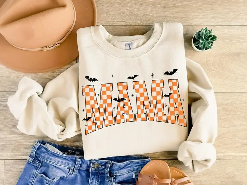 Fall Halloween Mama Sweatshirt