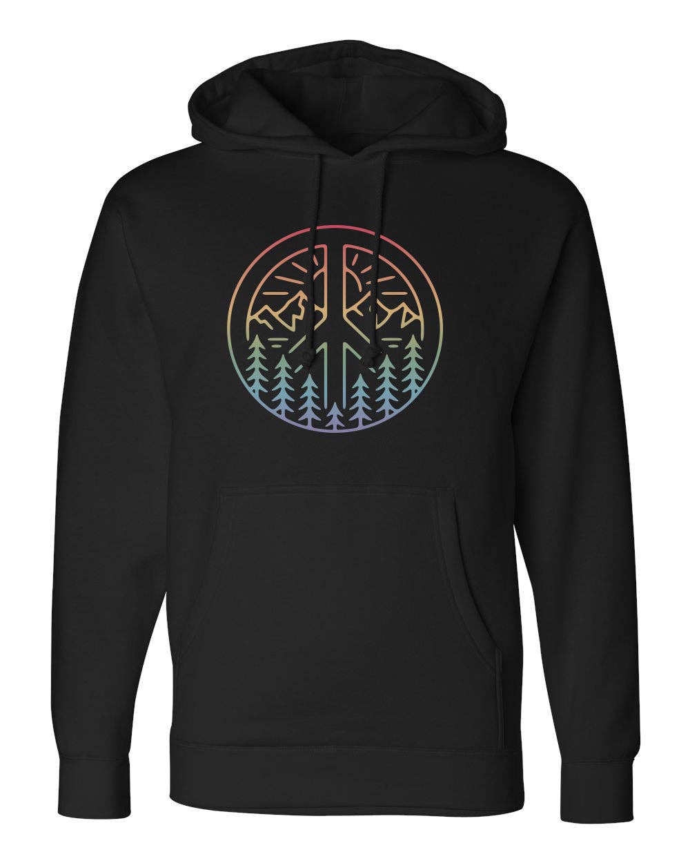 Peace Hoodie Black