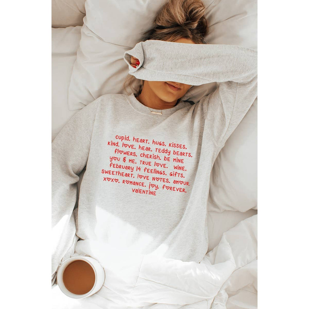 Valentine  Graphic Sweatshirts