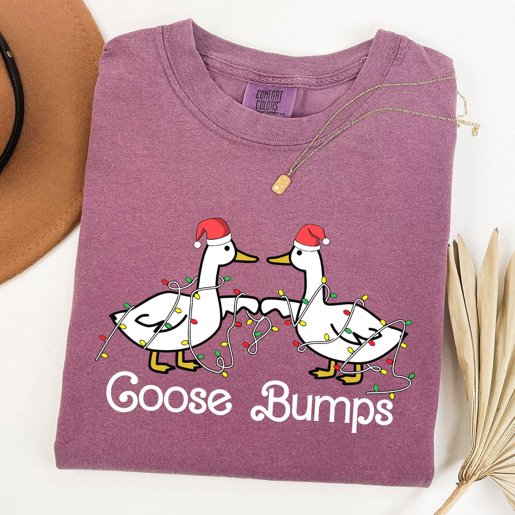 Goose Fist Bumps, Christmas, Santa, Cute, Funny, Xmas Tshirt