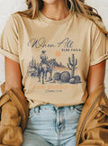 When All Else Fail God Doesn't Cowboy Graphic Tshirts