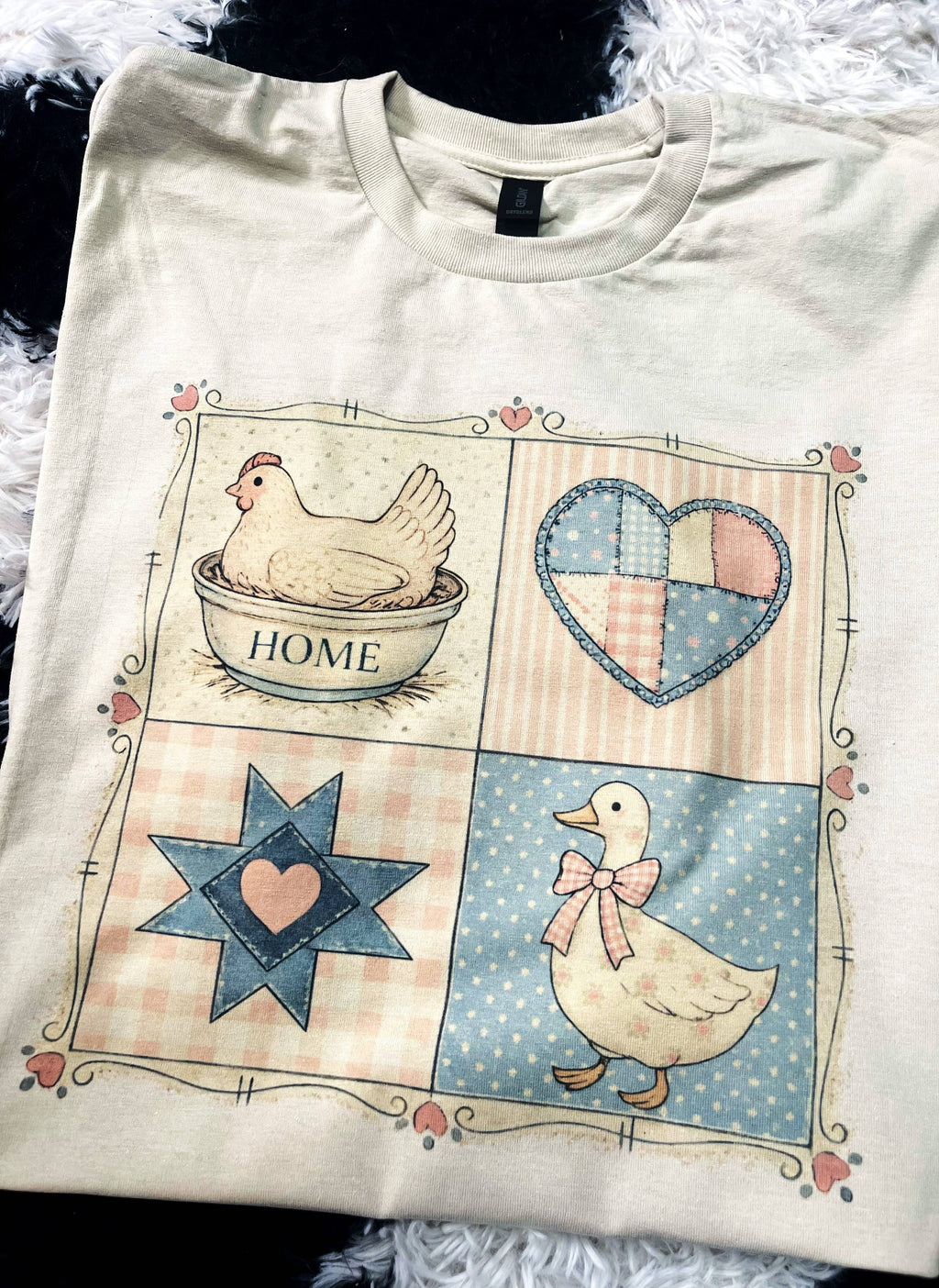 Vintage Patchwork T-Shirt/ Sweatshirt