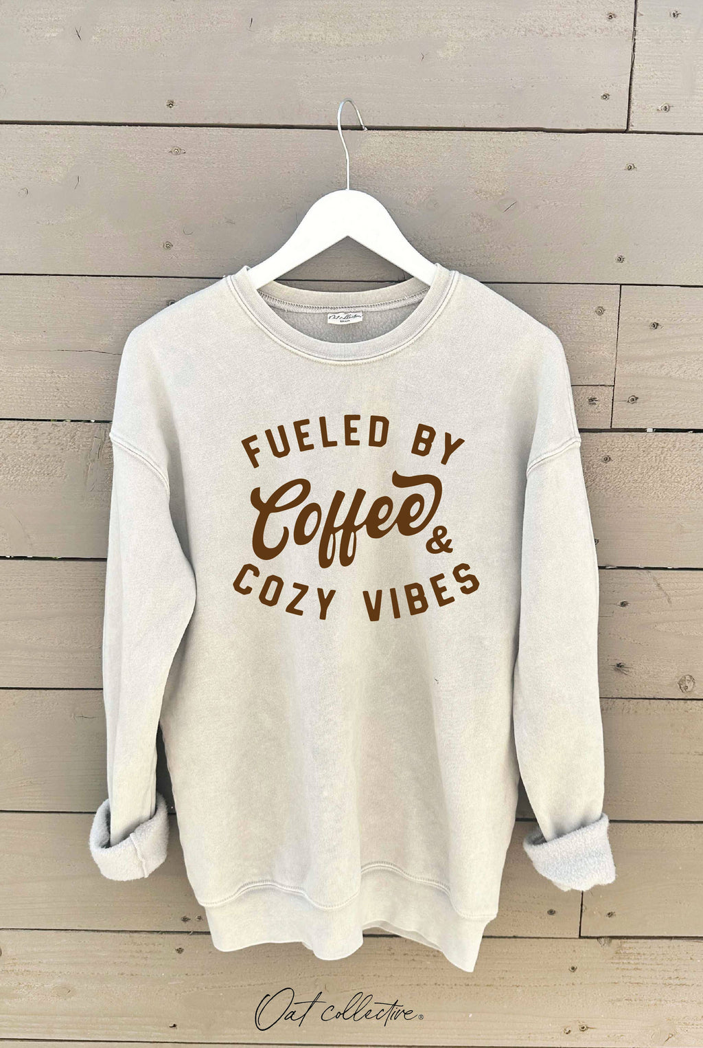 Fueled By Coffee Mineral Graphic Sweatshirt