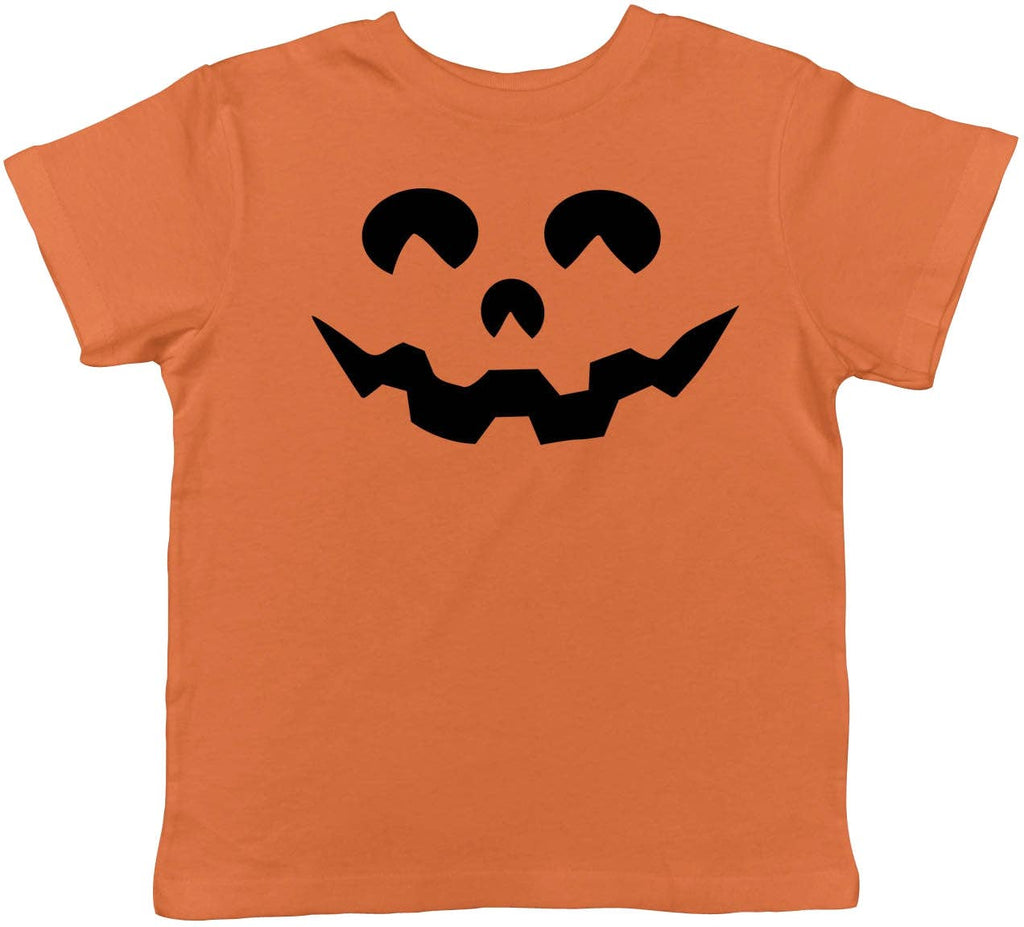 Cartoon Eyes Pumpkin Face Toddler T Shirt