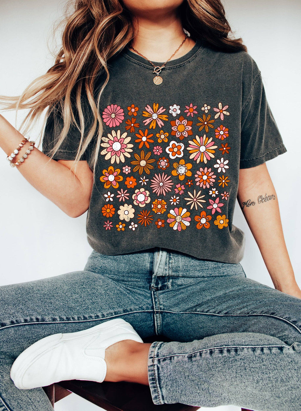 Floral Print Botanical T-Shirt
