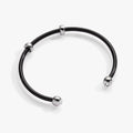 Bezel Stone Enamel Cuff Black T-Shirts