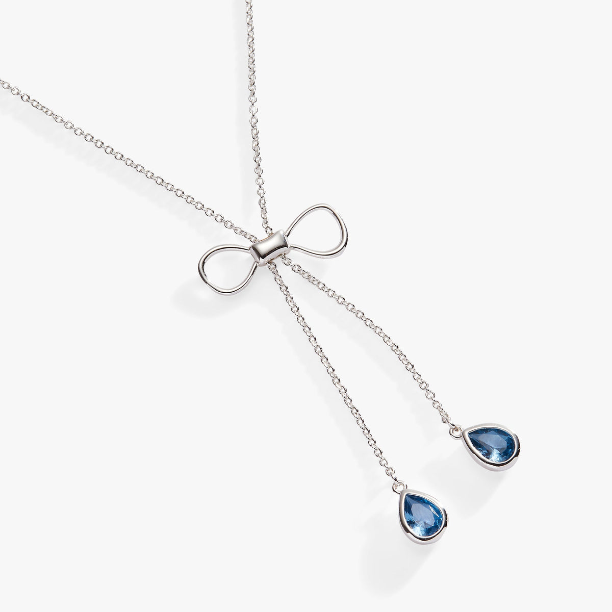 Bow Adjustable Slider Necklace T-Shirts