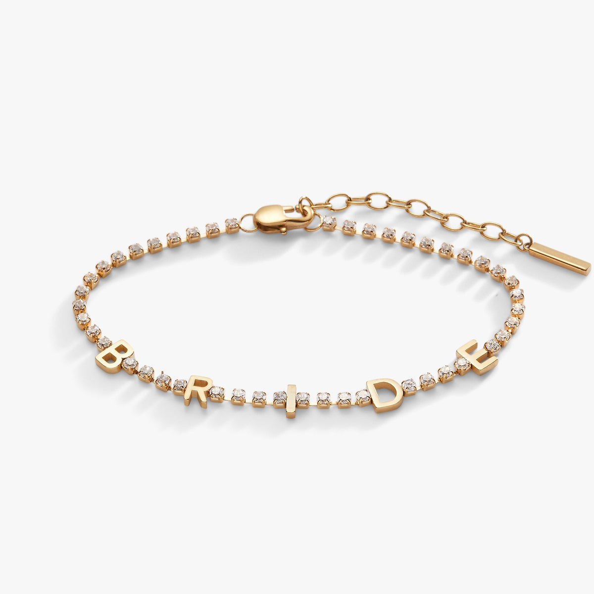 "Bride" Crystal Tennis Bracelet T-Shirts