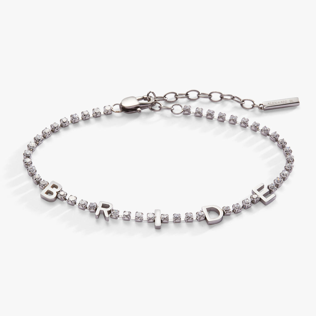 "Bride" Crystal Tennis Bracelet T-Shirts