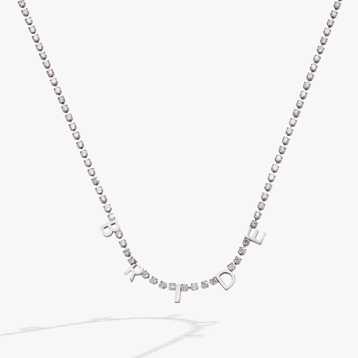 “Bride” Crystal Tennis Necklace T-Shirts