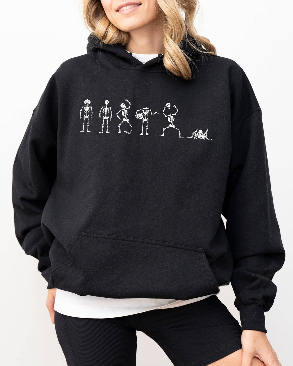 Dancing Skeletons, Funny, Ghost, Spooky, Halloween Hoodie