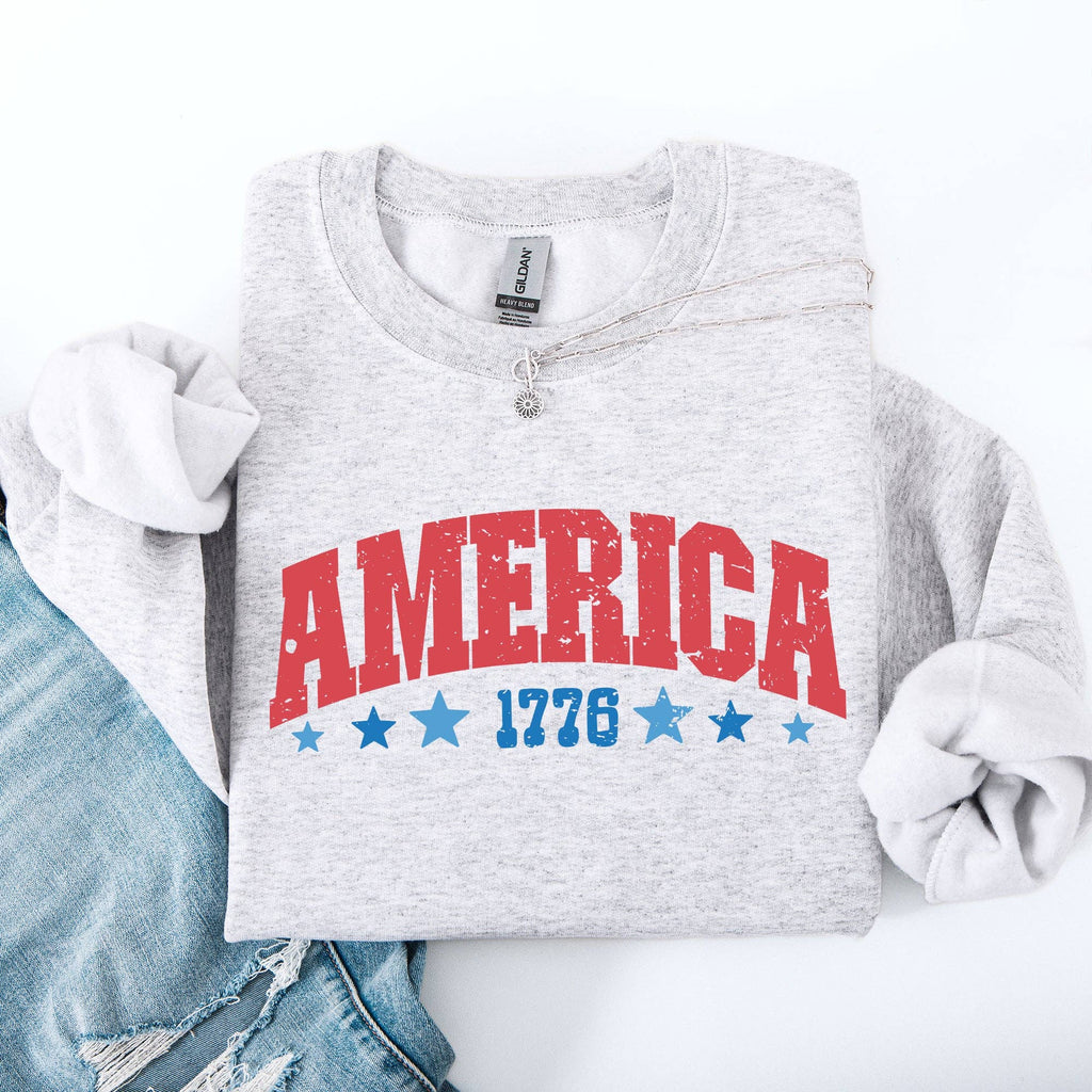 America, 1776 Patriotic, USA 4th of July Sweatshirt