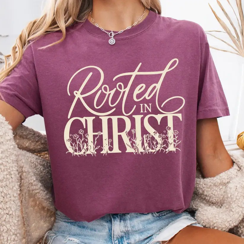 Rooted in Christ Comfort Colors T-Shirt
