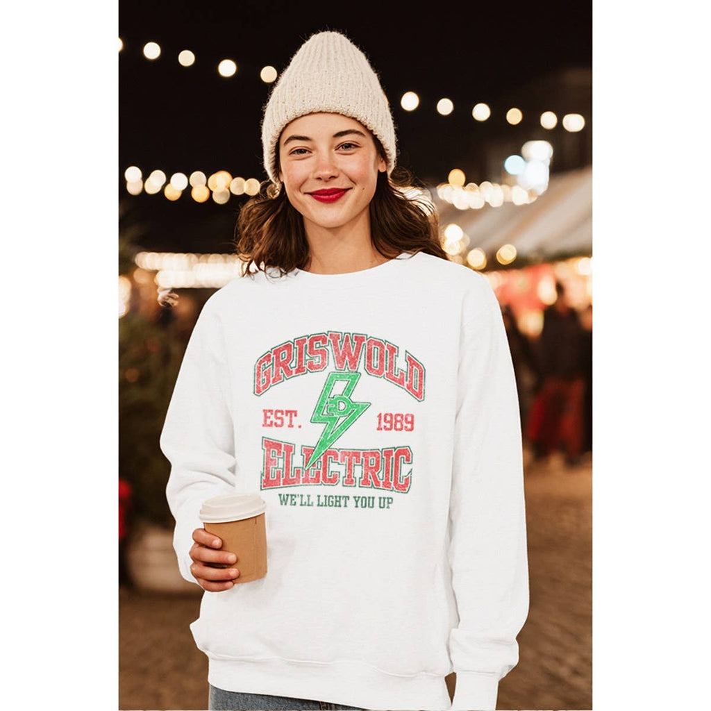 Grisword Electric Vintage  Graphic Sweatshirts