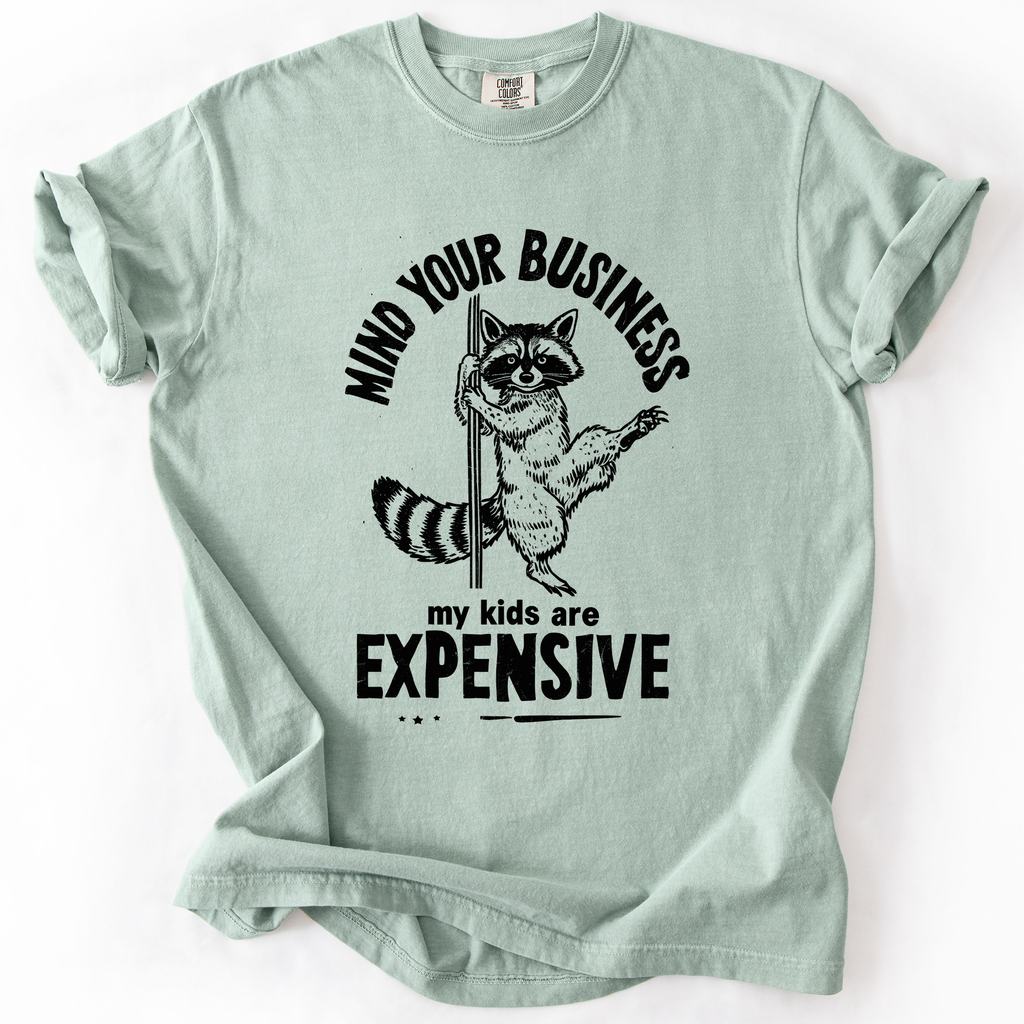 Mind Your Business, My Kids Are Expensive Funny Work T-Shirt