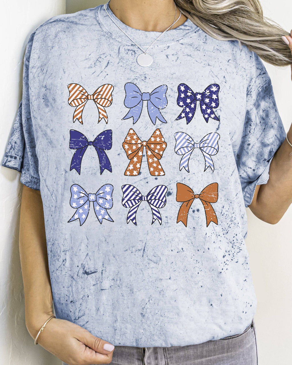 American Bows, Ribbon, Coquette, USA, Vintage, Tshirt