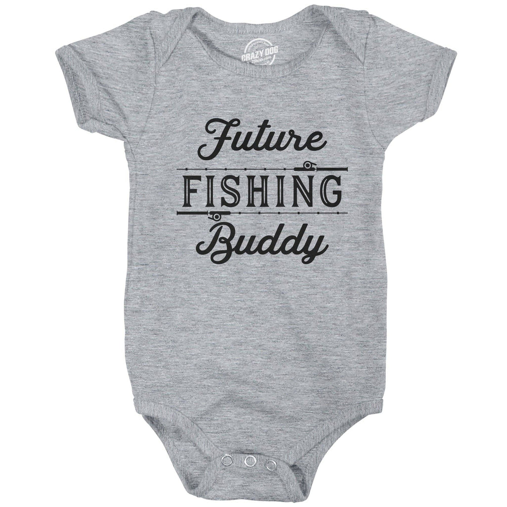 Future Fishing Buddy Baby Bodysuit