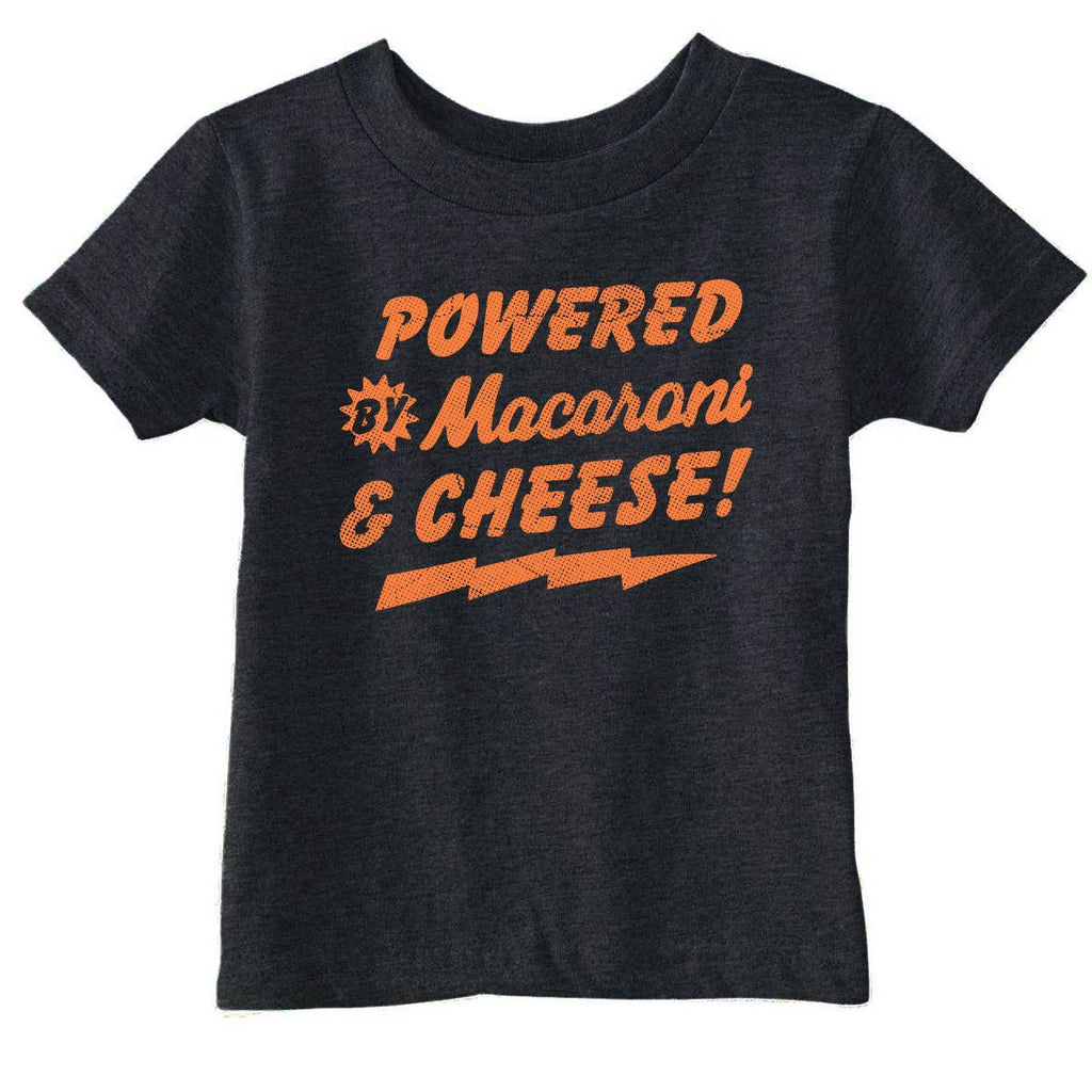 Powered By Macaroni and Cheese Toddler T Shirt