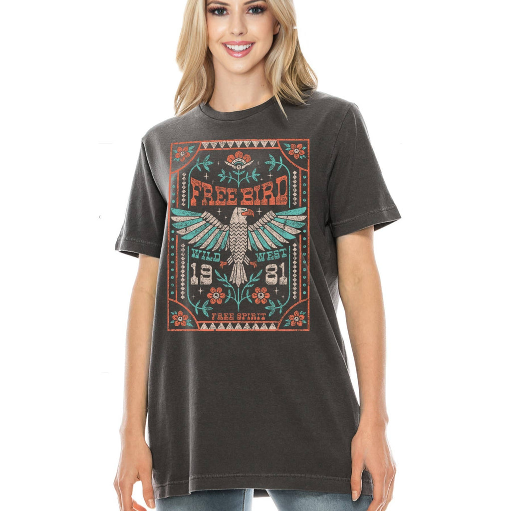 Free Bird Wild West Short Sleeve Tee
