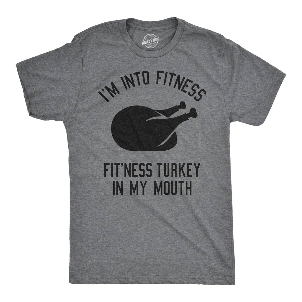 Fitness Turkey in My Mouth Men's T Shirt