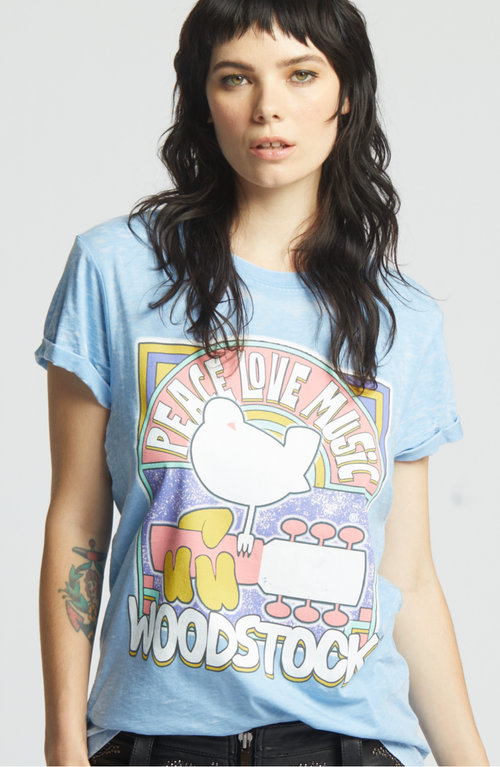 303338 - 228 Woodstock Burnout Tee 1041B