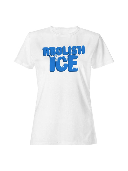 Abolish Ice Protest Women's T-Shirt White