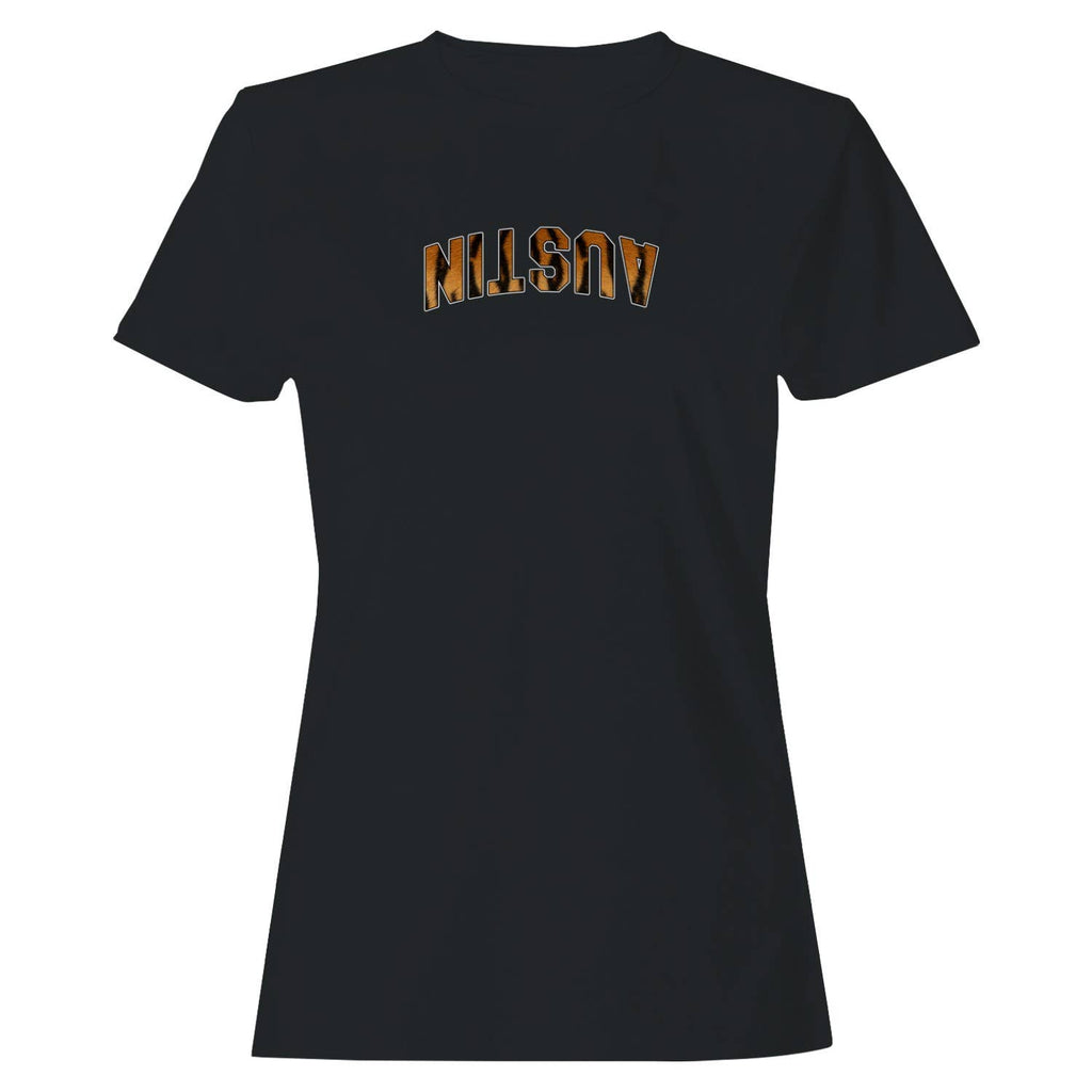 Austin Tiger Print Arc Design Women's T-Shirt