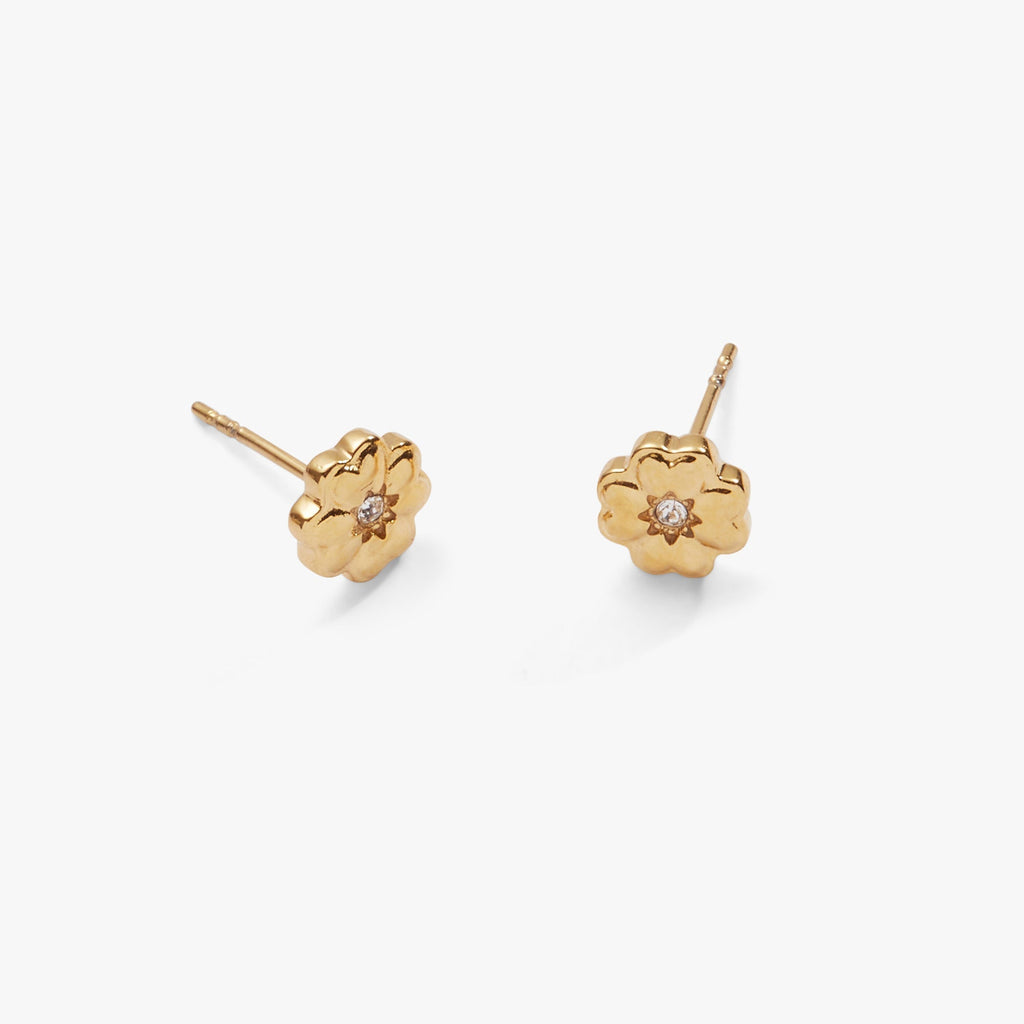 Four Leaf Clover Mini Stud Earrings T-Shirts