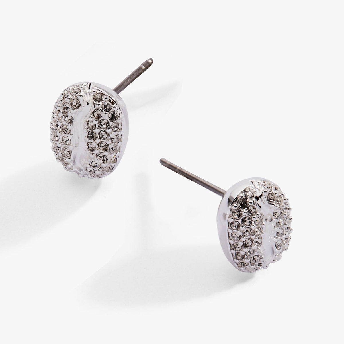 Coffee Bean Pave Crystal Stud Earrings T-Shirts