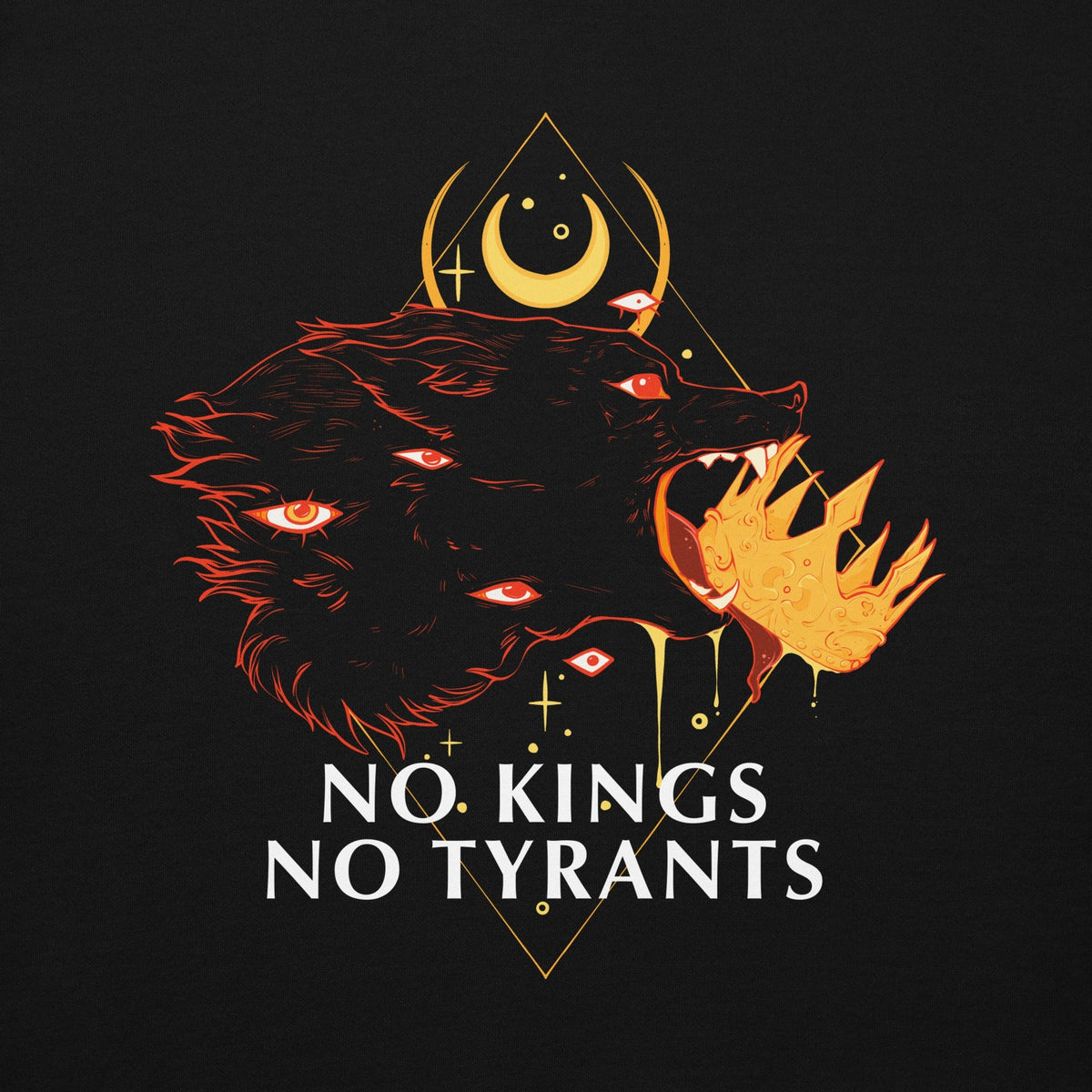 No Kings Wolf T-Shirts